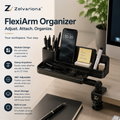 Zelvariona™ FlexiArm Modular Desk Organizer