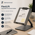 Zelvariona™ FlexiLift Adjustable Document Holder